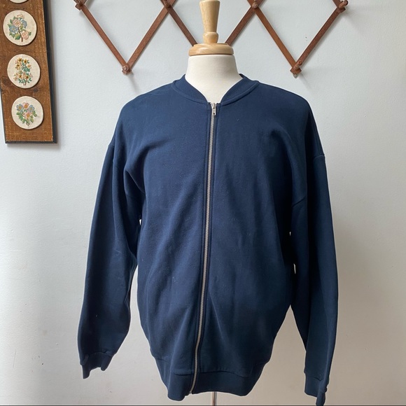🍄 3/$30 ASOS Zip Cotton Bomber Jacket - Picture 2 of 13